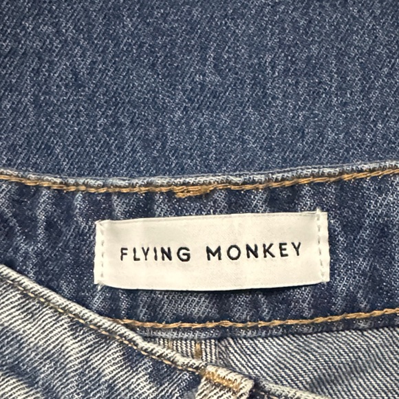 Distressed Blue Jeans - Picture 3 of 4